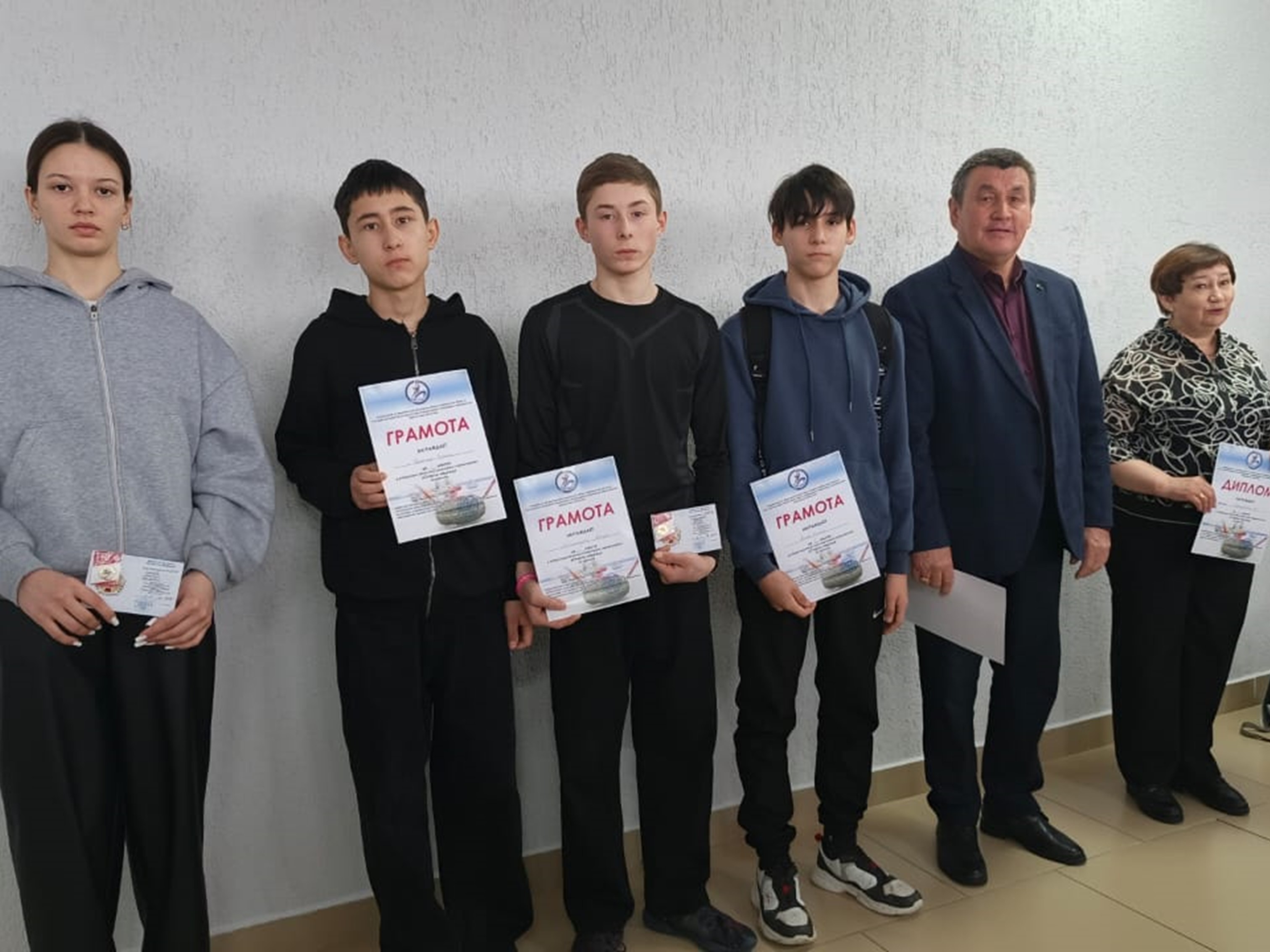Вручение знаков ГТО.