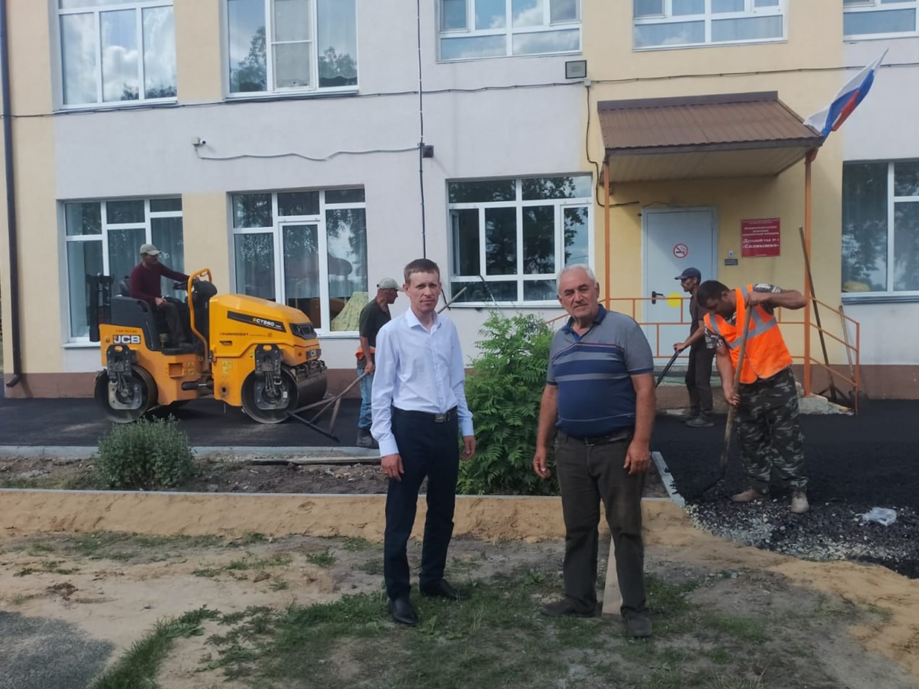 В селе Альменево преображается территория у детского сада &quot;Солнышко&quot;.